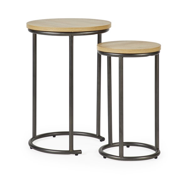 dunelm round nest of tables