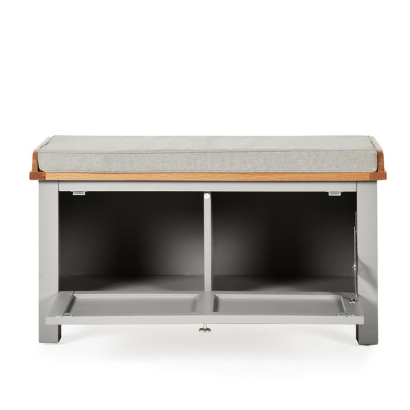 shoe storage bench with cushion dunelm