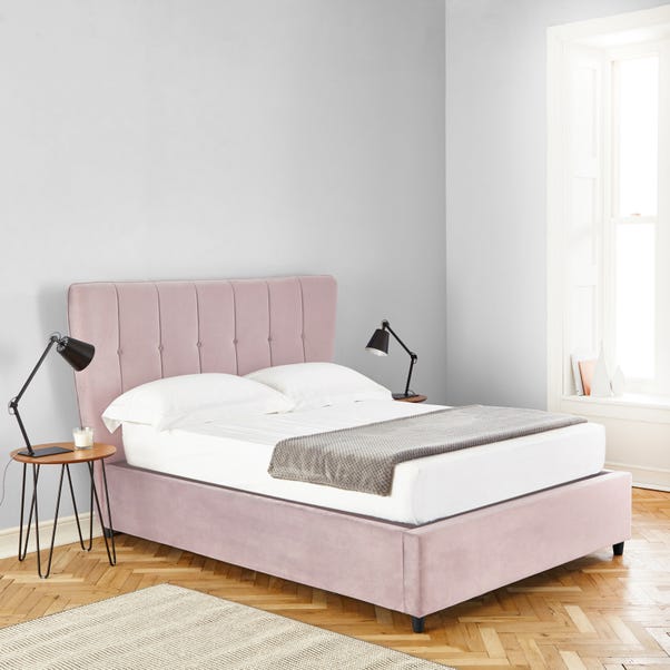 Isla Grande Ottoman Bed Blush Pink Isla undefined