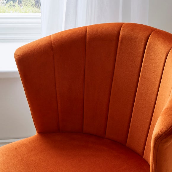 orange chair dunelm