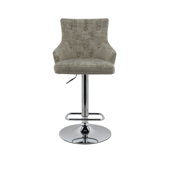 dunelm selena grey bar stool