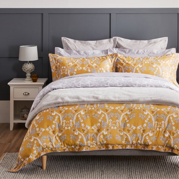 dunelm mustard duvet covers