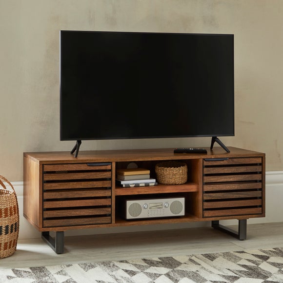 Mango wood on sale media console