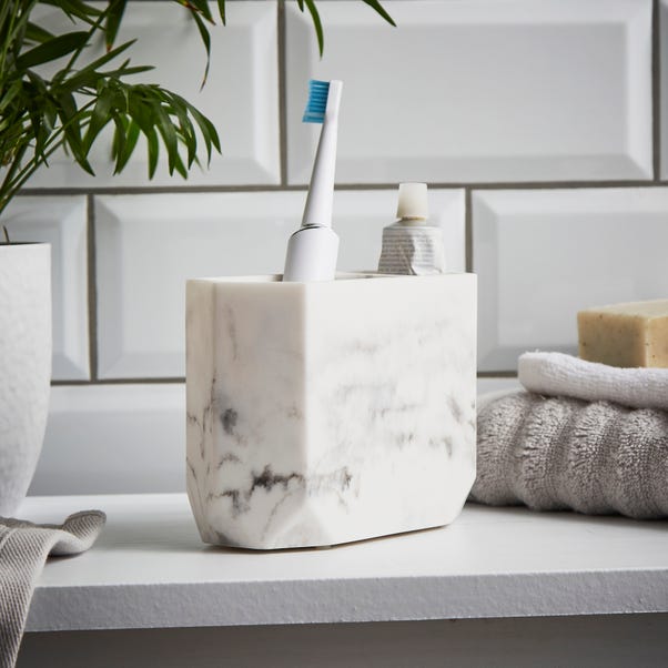 Marble Resin Toothbrush Holder image 1 of 2