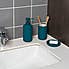 Elements Soft Touch Teal Soap Dish Blue