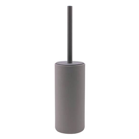 Grey toilet on sale brush holder