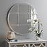 Luxe Window Circular Mirror 80cm Silver undefined