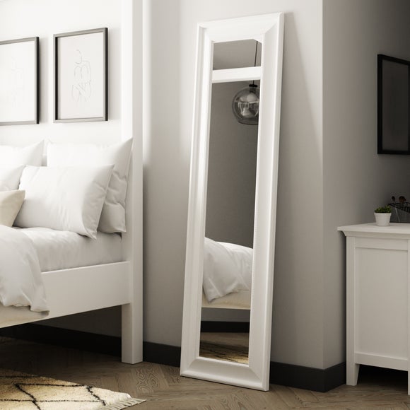 White on sale leaner mirror