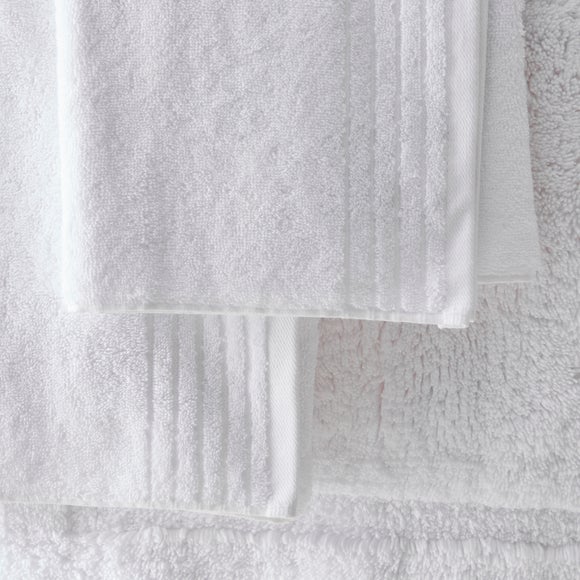 Dorma Sumptuously Soft Snow Towel Dunelm