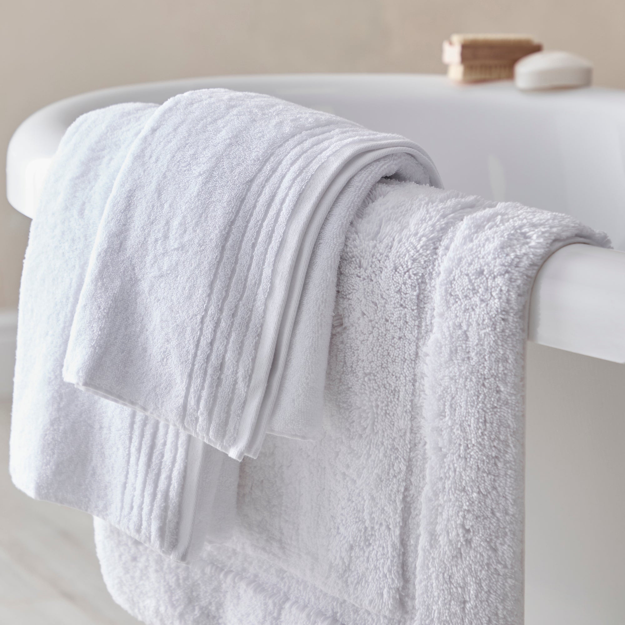 Dorma Sumptuously Soft Snow Towel | Dunelm