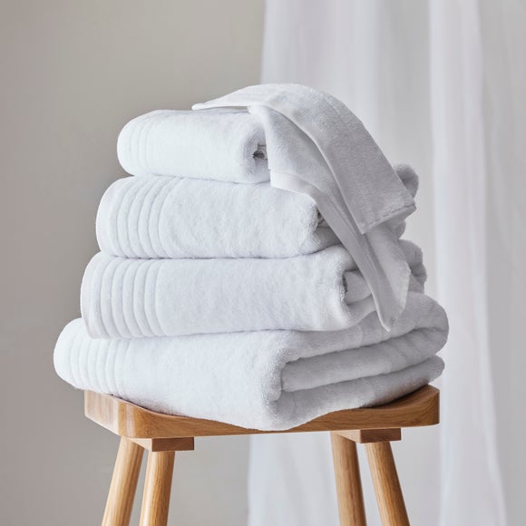 Dunelm 2025 white towels