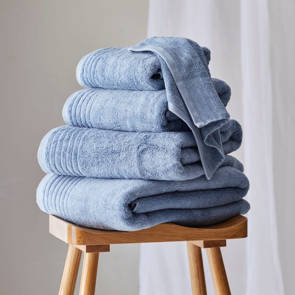Dorma Tencel Sumptuously Soft Porcelain Blue Towel  undefined