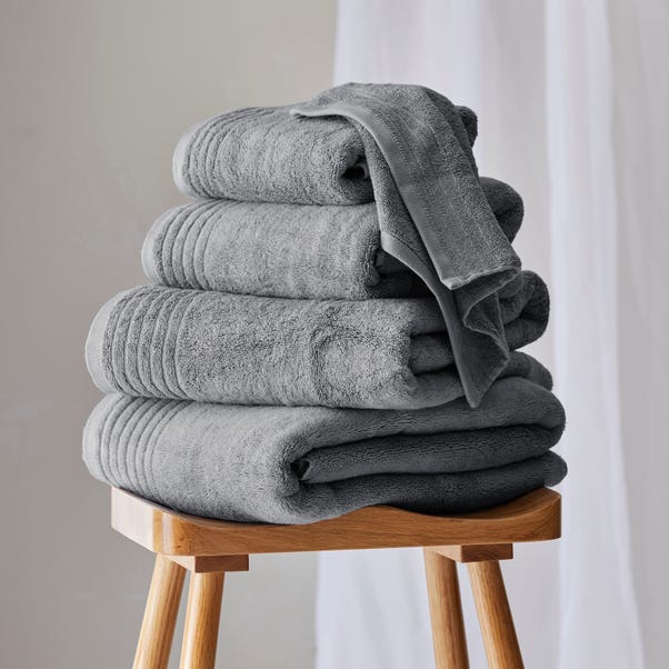 Dorma TENCEL™ Sumptuously Soft Dove Grey Towel image 1 of 7