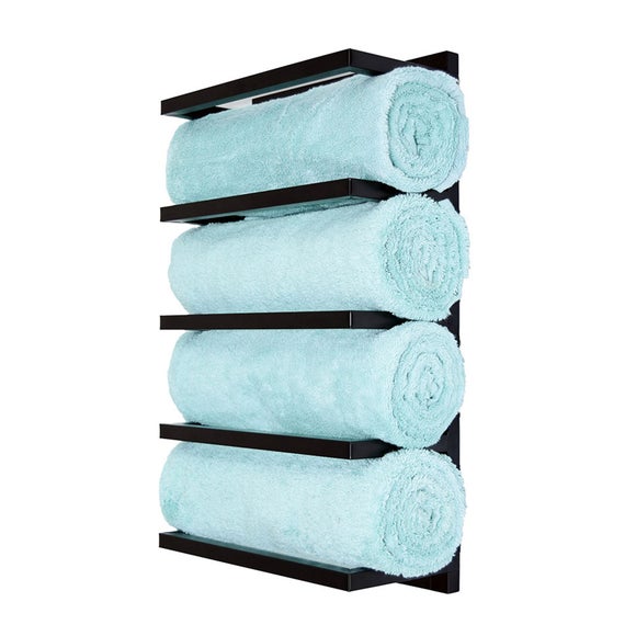 Towel wall deals storage