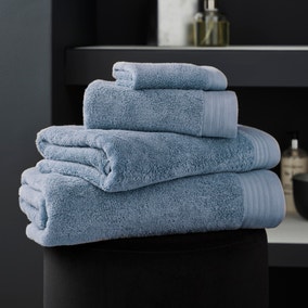 Hotel Pima Cotton Soft Blue Towel