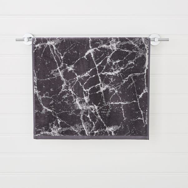 Charcoal Marble Towel  undefined