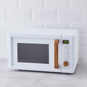 White Contemporary Microwave