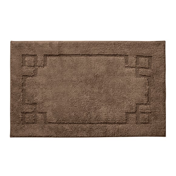 chocolate bath mat