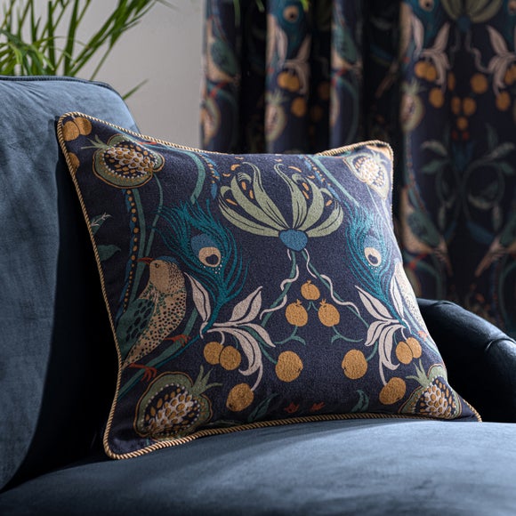 Havisham Navy Cushion | Dunelm