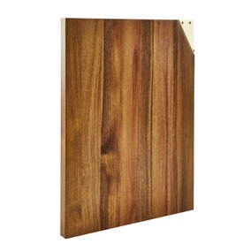 Dunelm Wooden Board with Copper Edge