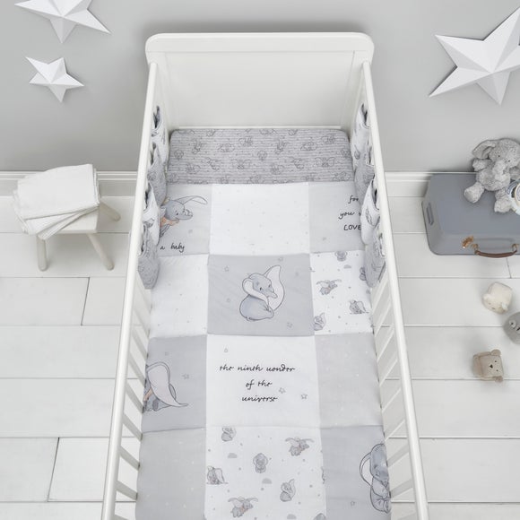 dumbo coverlet and bumper set