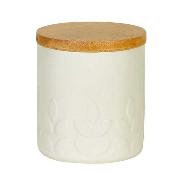 Cream Elements Vete Ceramic Kitchen Canister image 1 of 2