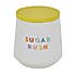 Rainbow Ceramic Sugar Canister White