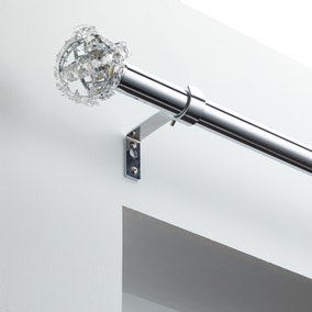 Cecilie Fixed Metal Curtain Pole with Rings