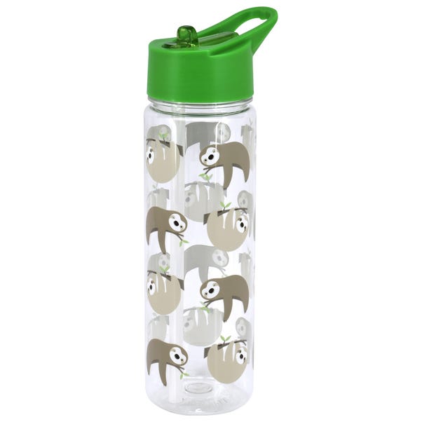 Sloth 620ml Water Bottle Clear