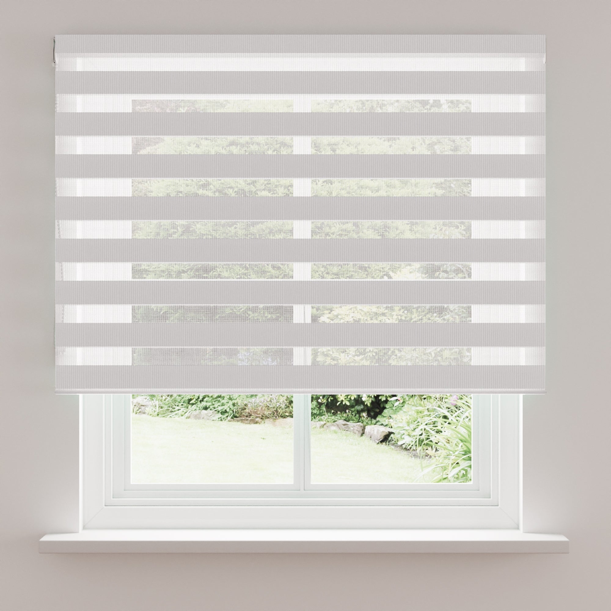 Day and Night White Daylight Roller Blind | Dunelm