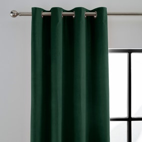 Peyton Emerald Eyelet Curtains