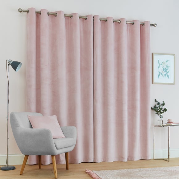 dunelm pink curtains