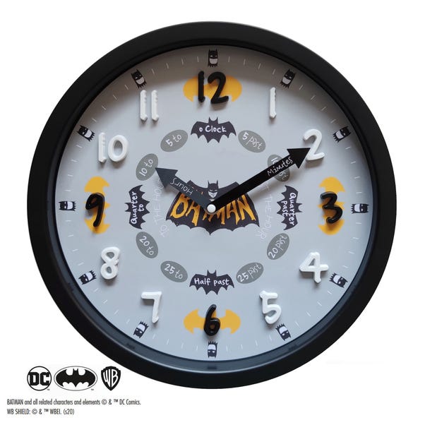 Batman Tell the Time Wall Clock image 1 of 1