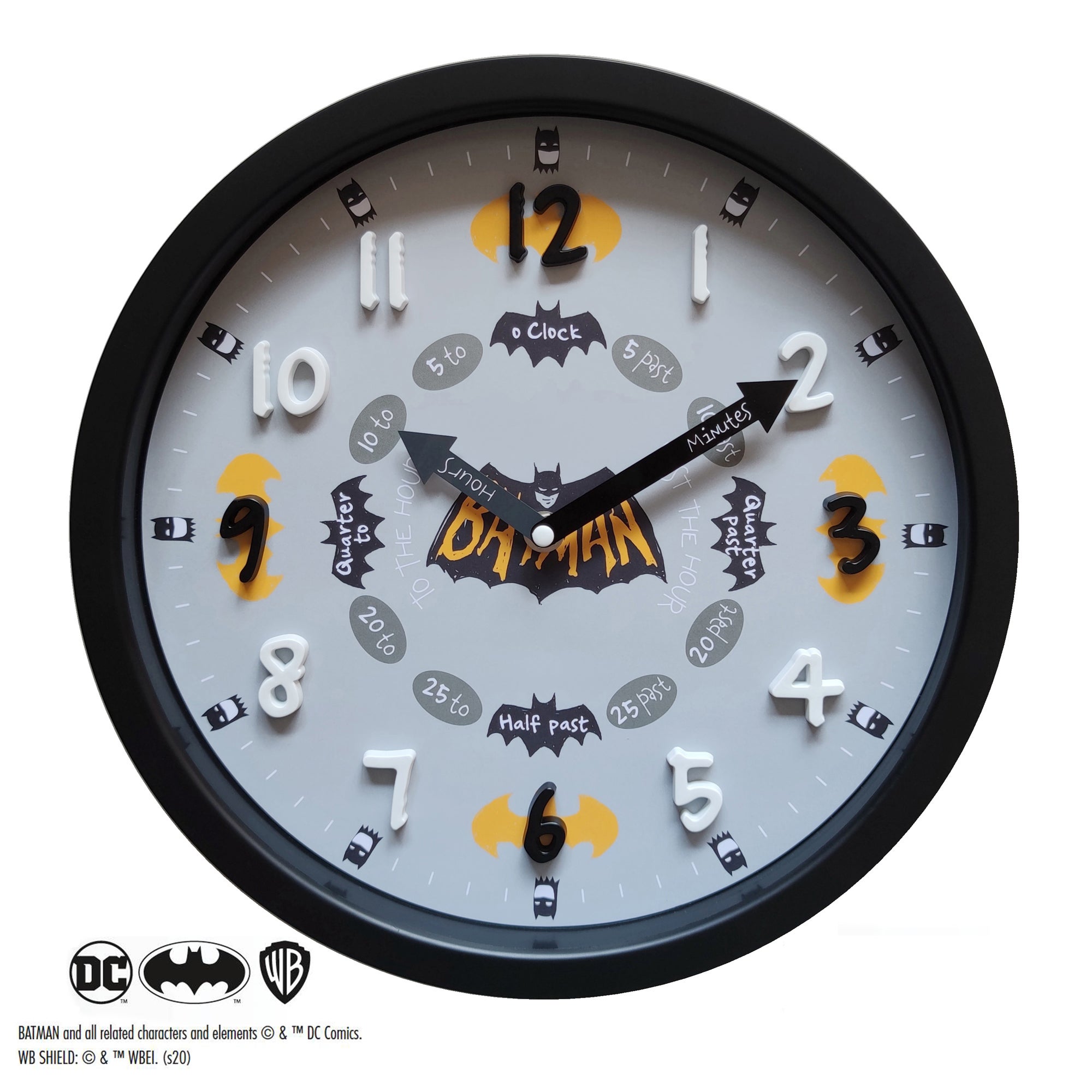 Batman Tell the Time Wall Clock
