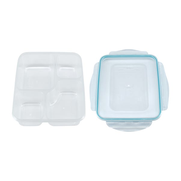 Divider Lunch Box Clear