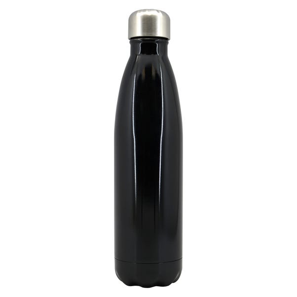 Charcoal 500ml Water Flask Black