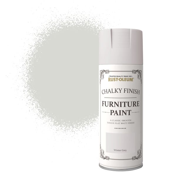 Rust-Oleum Winter Grey Furniture Spray Paint 400ml image 1 of 6