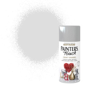 Rust-Oleum Painters Touch Metallic Silver Enamel Spray Paint 150ml