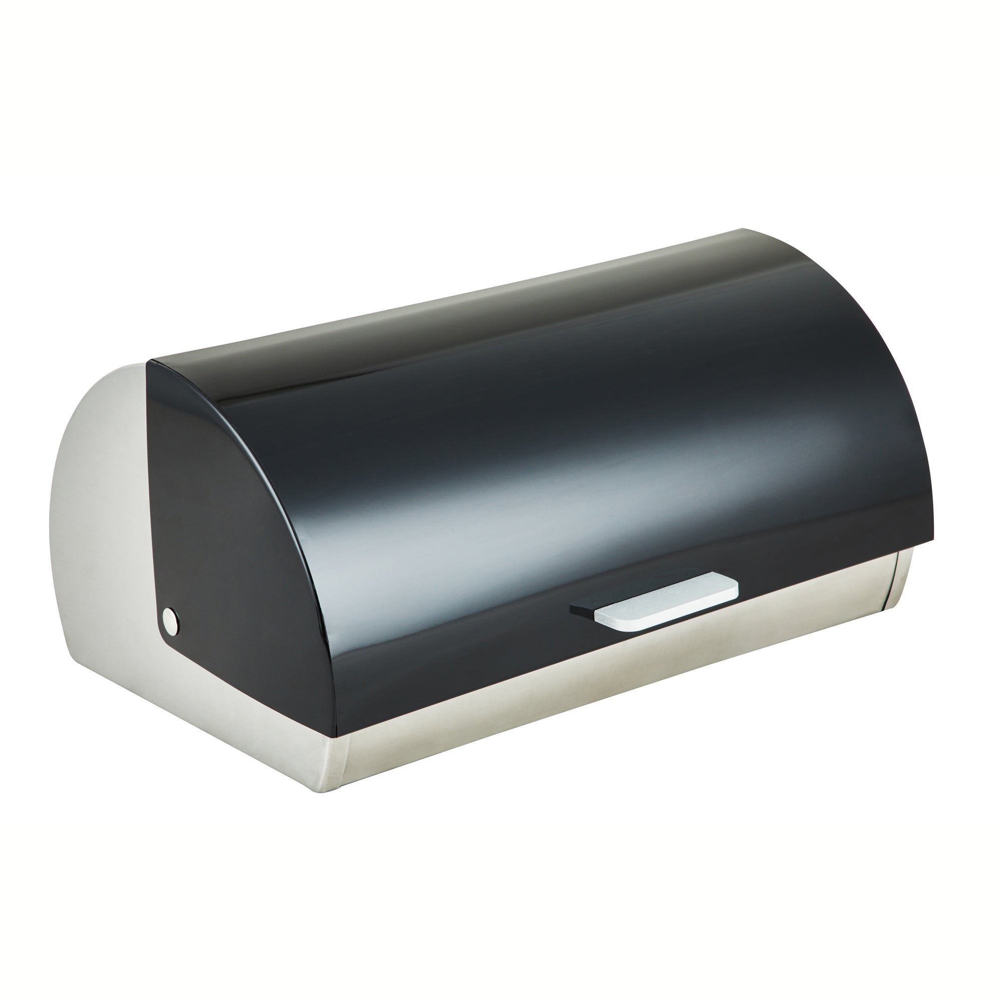 Image of Black Roll Bread Bin Black