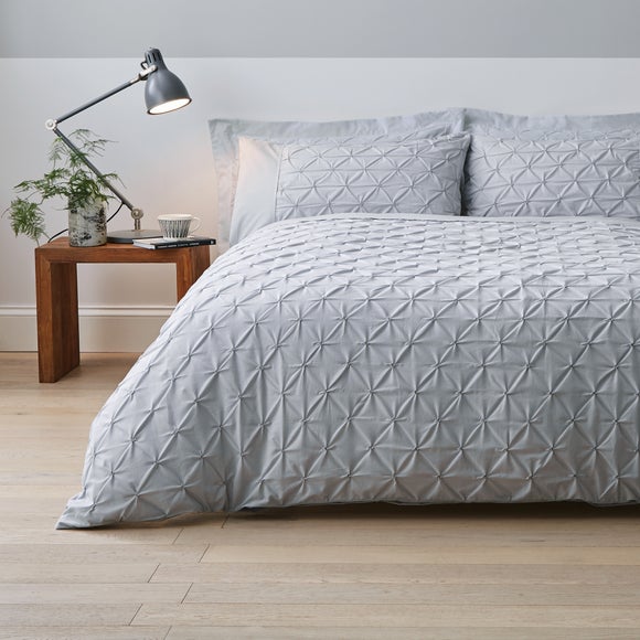 grey cotton bedding