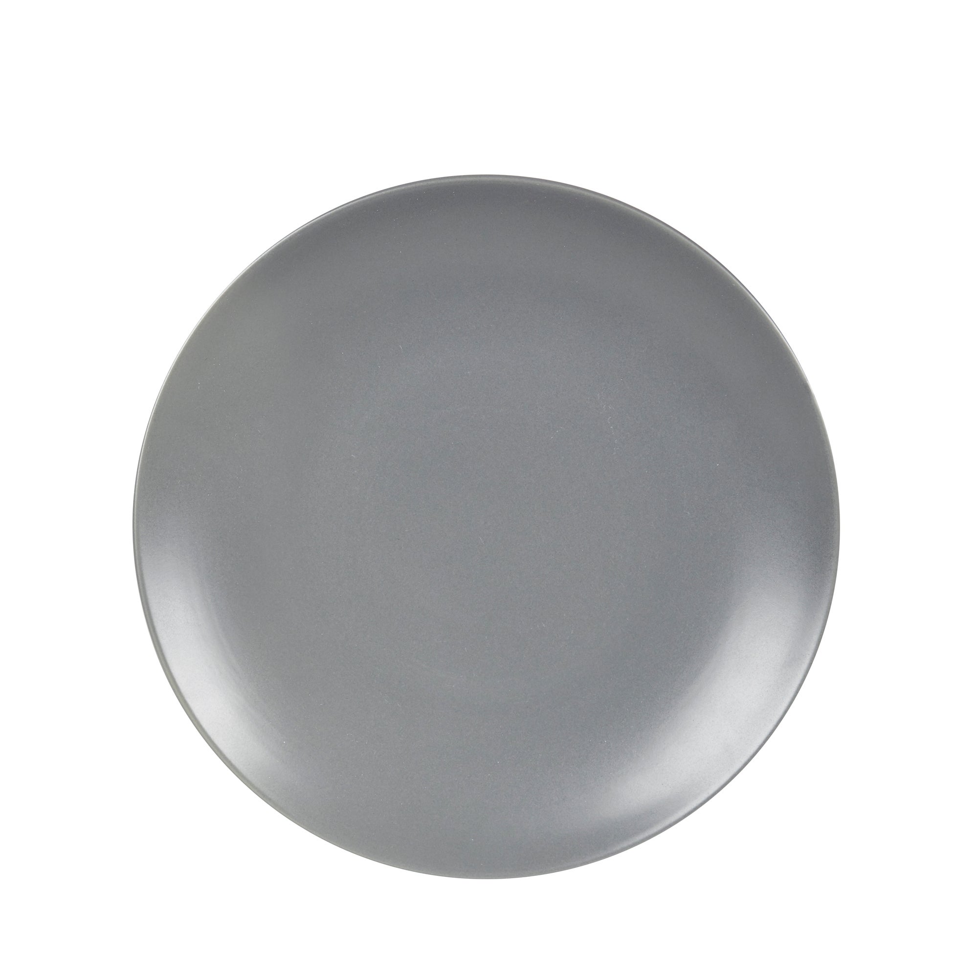 Stoneware Charcoal Dinner Plate | Dunelm