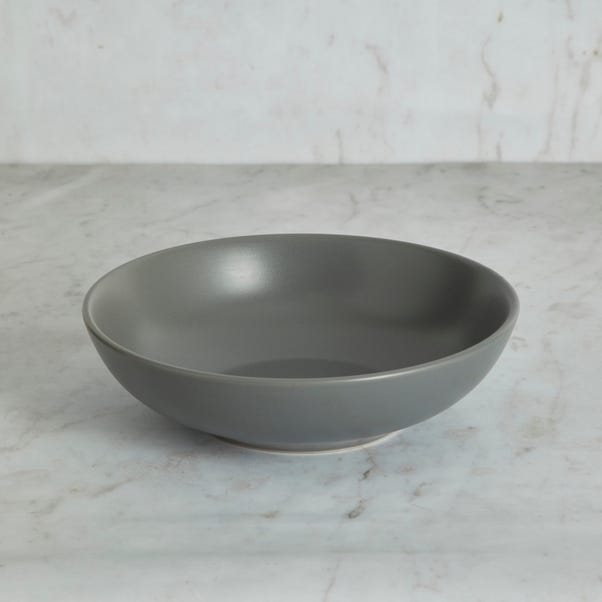 Stoneware Charcoal Pasta Bowl Charcoal