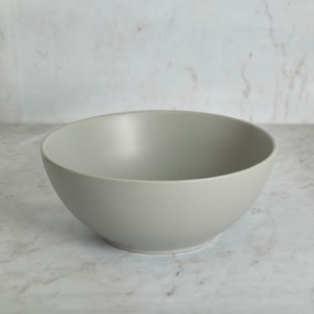 Stoneware Grey Serving Bowl