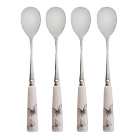 Heavenly Hummingbird Set of 4 Blush Spoons