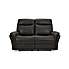 Monte Faux Suede Reclining 2 Seater Sofa - Slate Grey Slate (Grey)