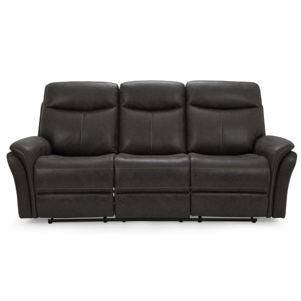 Monte Faux Suede Reclining 3 Seater, Are Reclining Sofas Comfortable To Lay On