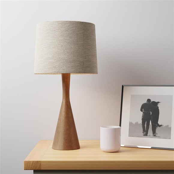 wooden side lamp