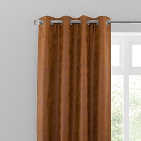 Faux Leather Tan Eyelet Curtains Dunelm Faux Leather Tan Eyelet Curtains Dunelm, Black Faux Leather Curtain Brown