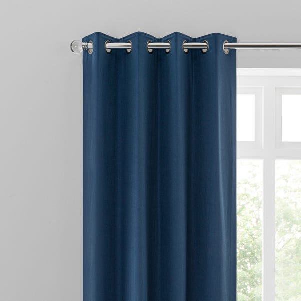 Sienna Navy Eyelet Curtains Dunelm Sienna Navy Eyelet Curtains Dunelm, Navy Blue And Gray Curtains