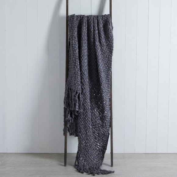 Chunky knit throw dunelm new arrivals